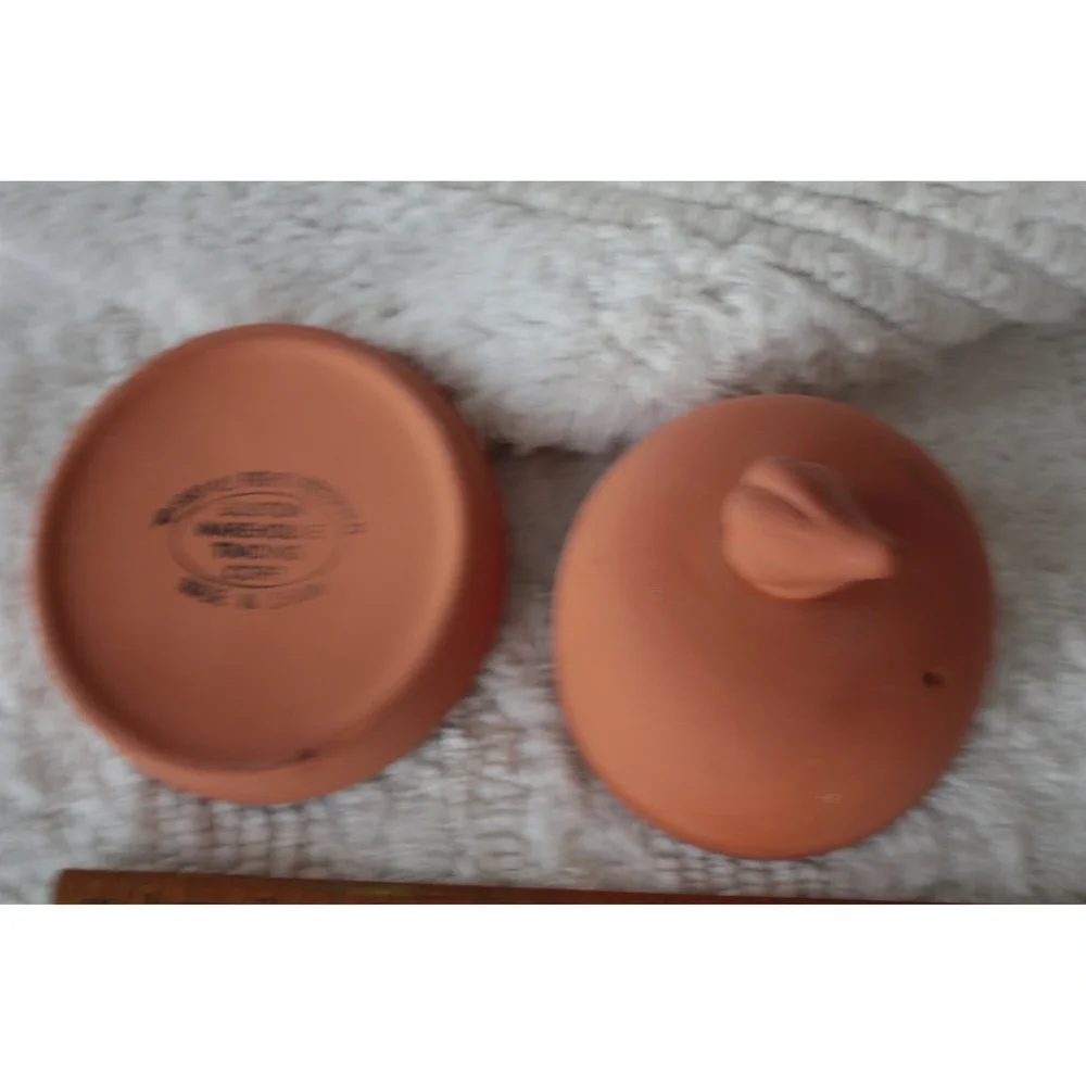 Garlic Cooker Boston Warehouse 1993 Terracotta Lid Cover Made‎ in China